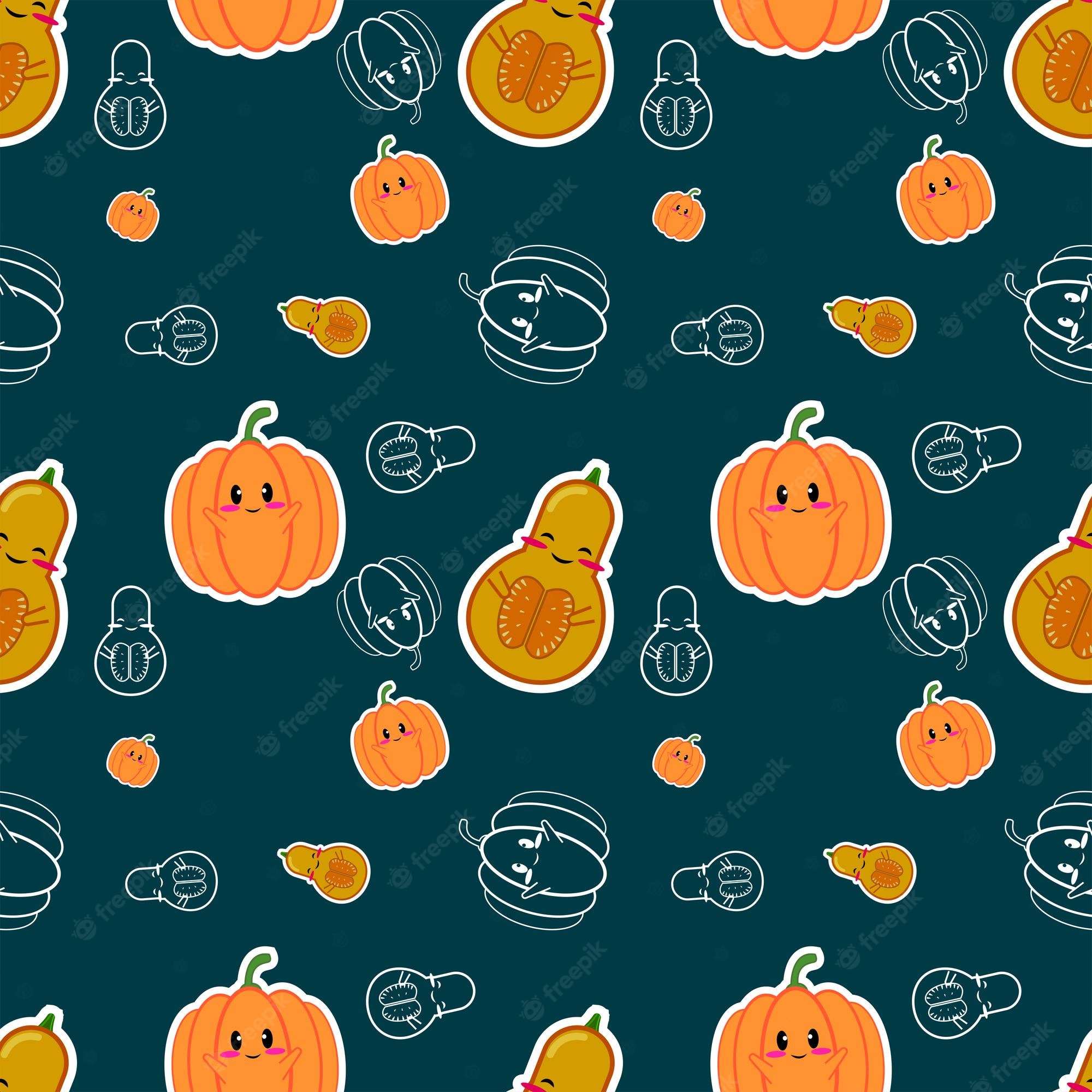 Kawaii Pumpkin Wallpapers