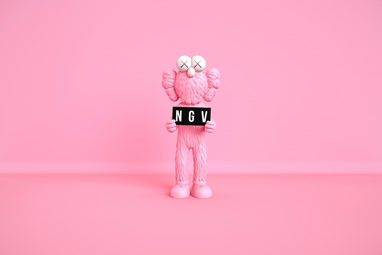 Kaws Pink Wallpapers