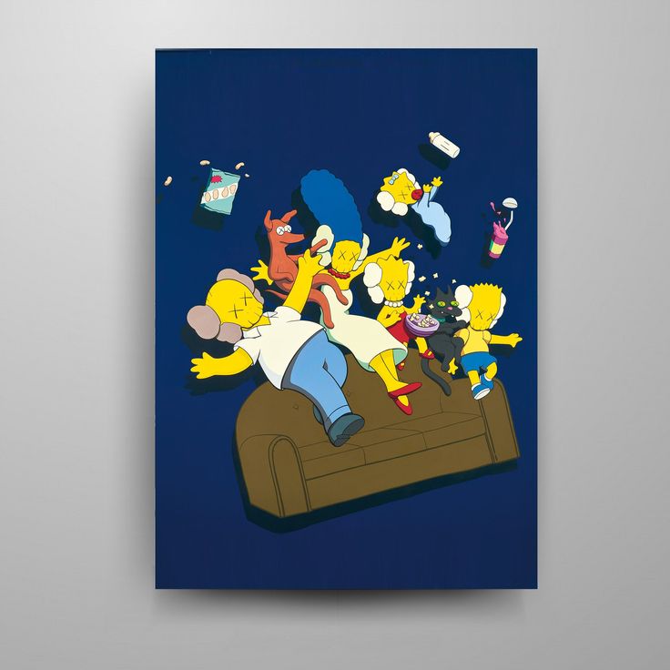 Kaws Simpsons Poster Wallpapers