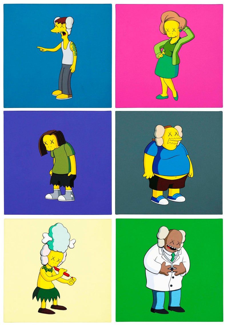 Kaws Simpsons Poster Wallpapers