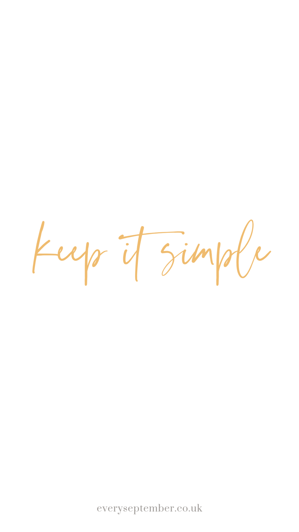 Keep It Simple Wallpapers