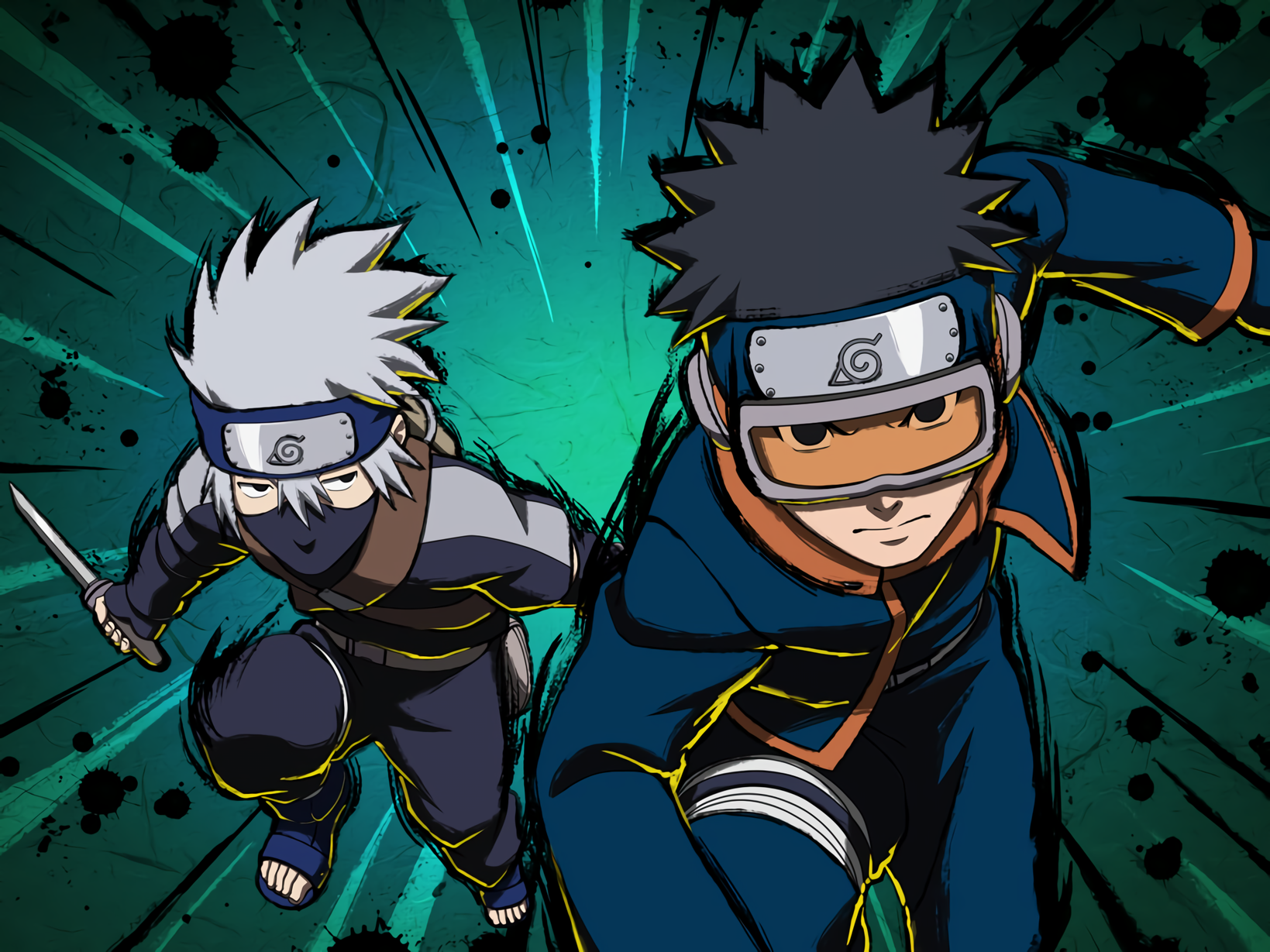 Kid Kakashi And Obito Wallpapers