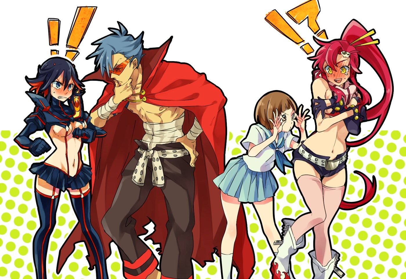 Kill La Kill Vs Gurren Lagann Wallpapers