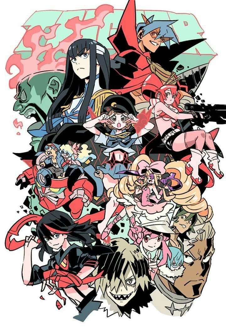 Kill La Kill Vs Gurren Lagann Wallpapers