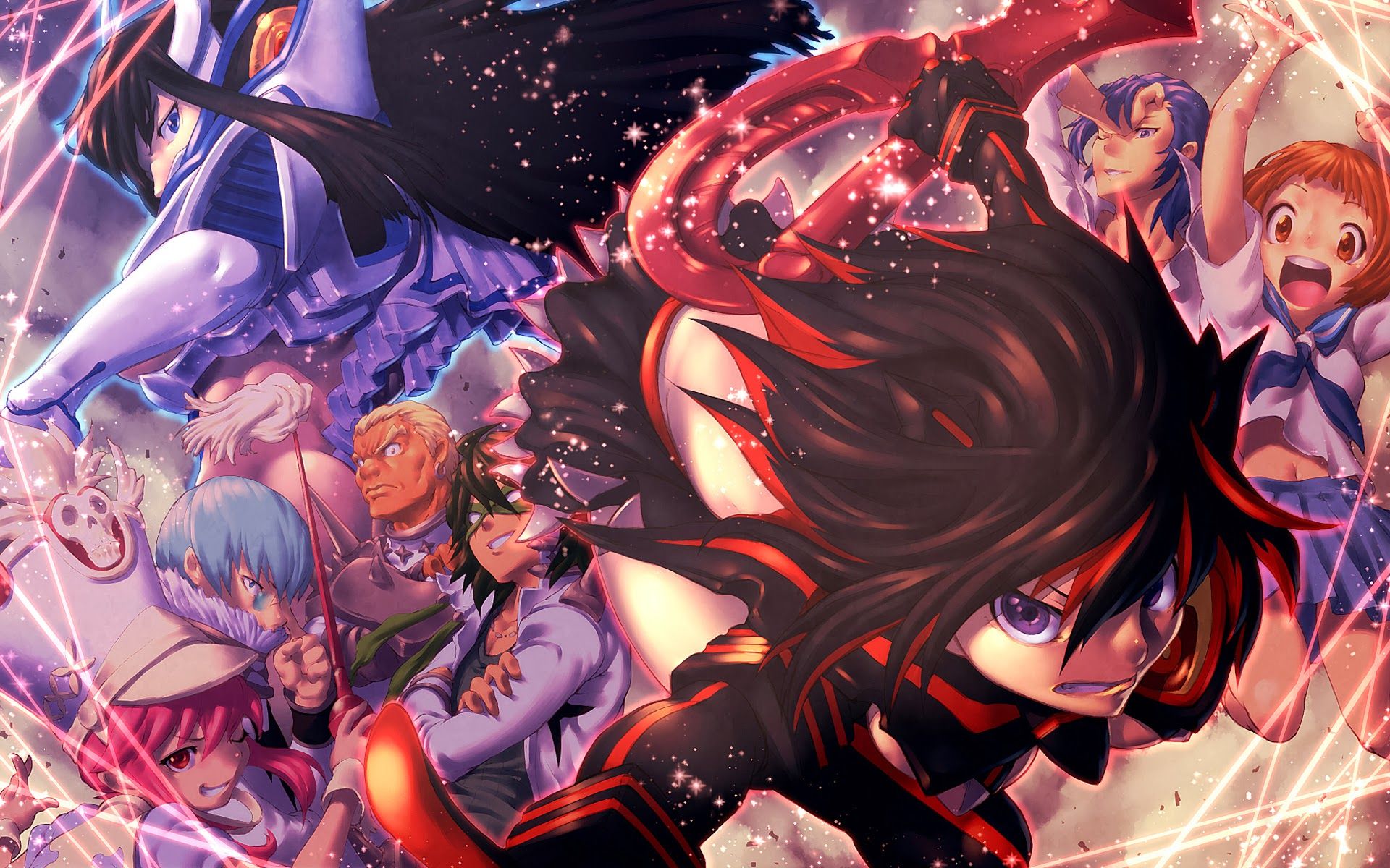 Kill La Kill Vs Gurren Lagann Wallpapers