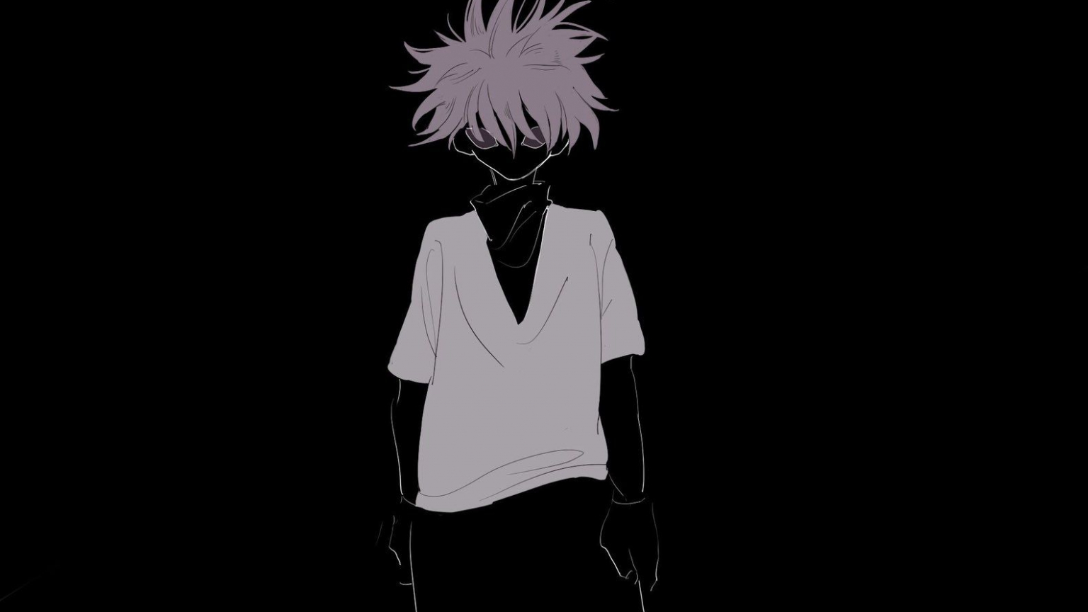 Killua Minimalist Wallpapers