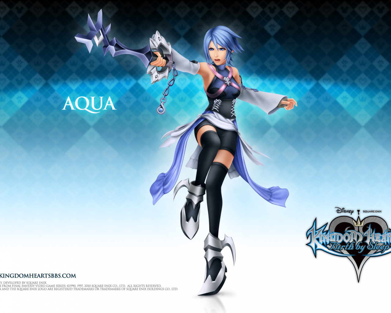 Kingdom Hearts 2.8 Aqua Wallpapers