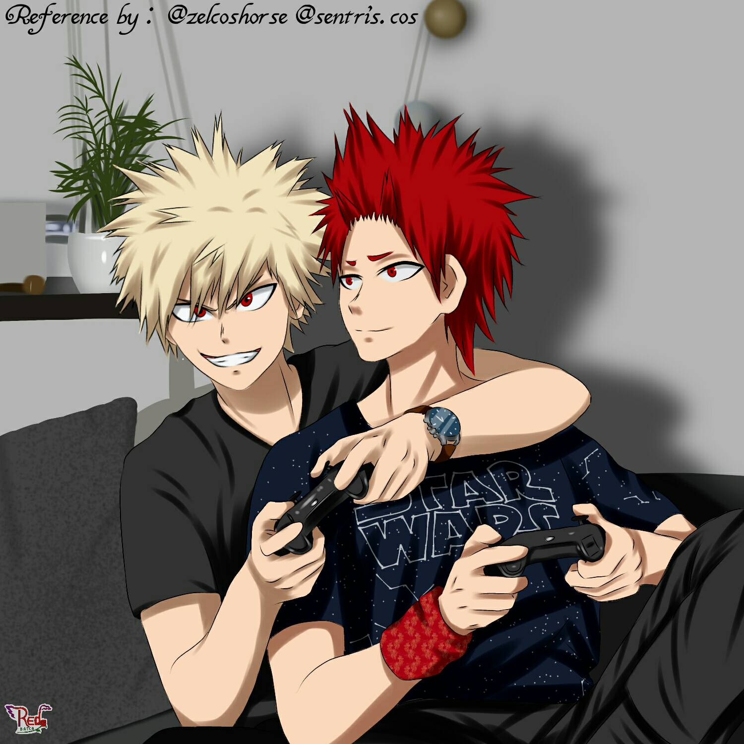 Kirishima X Bakugou Fanart Wallpapers