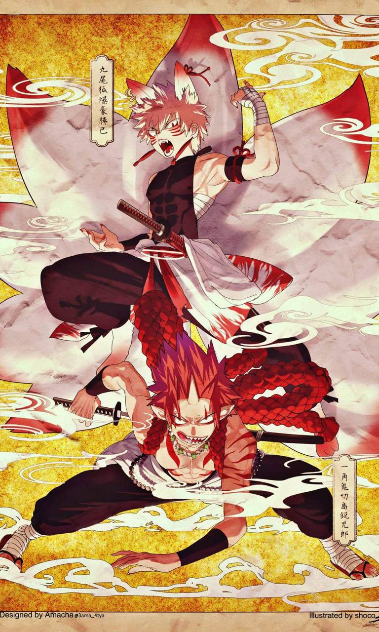 Kirishima X Bakugou Fanart Wallpapers