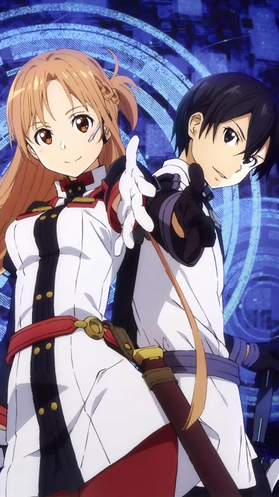 Kirito And Asuna Iphone Wallpapers