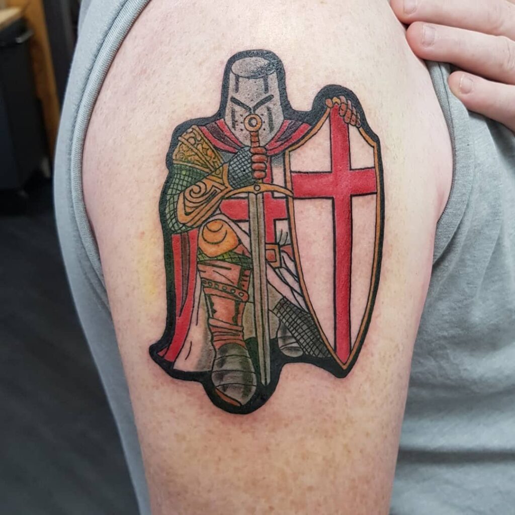 Kneeling Knight Tattoo Wallpapers