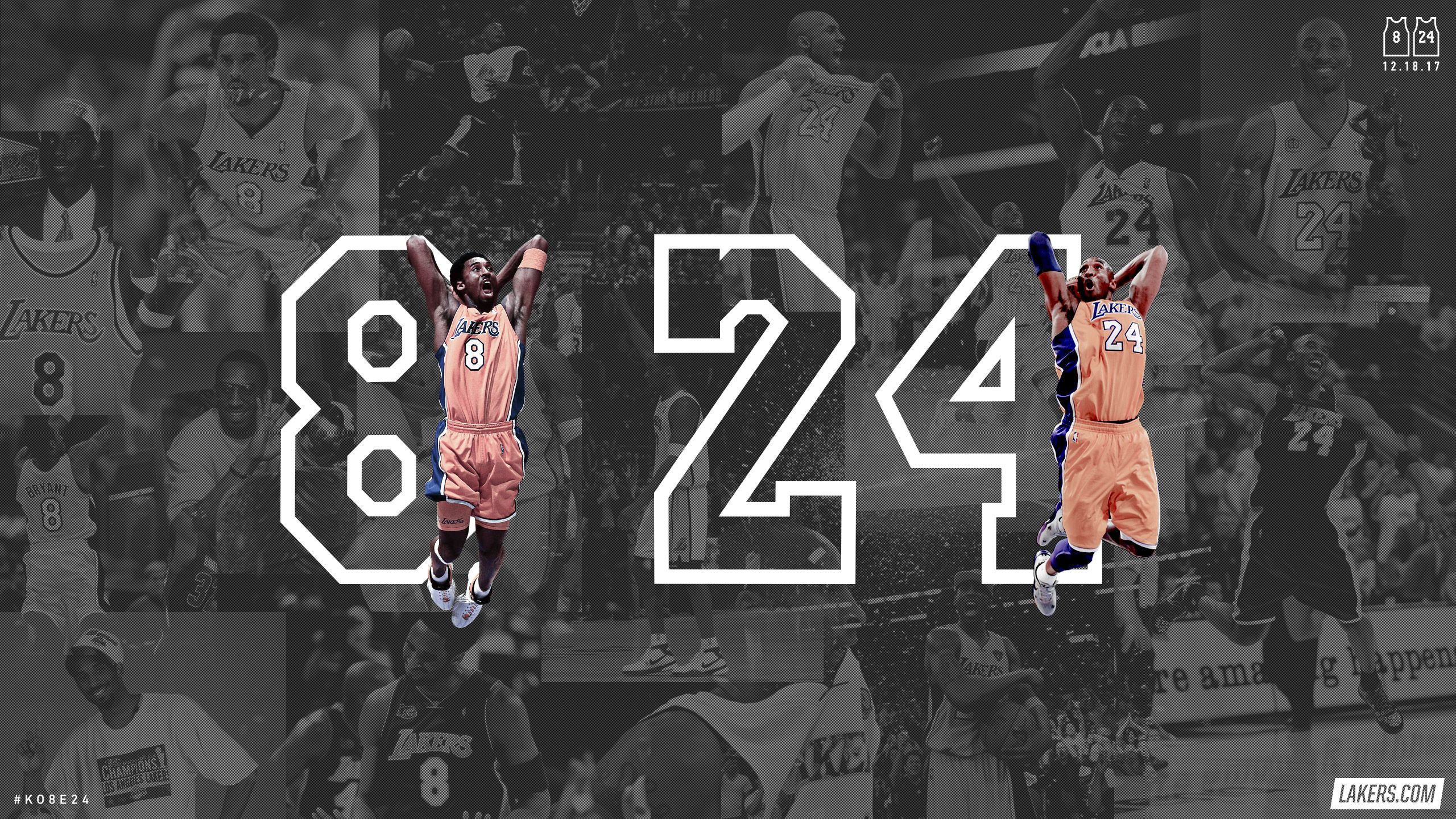 Kobe Bryant 8 And 24 Wallpapers