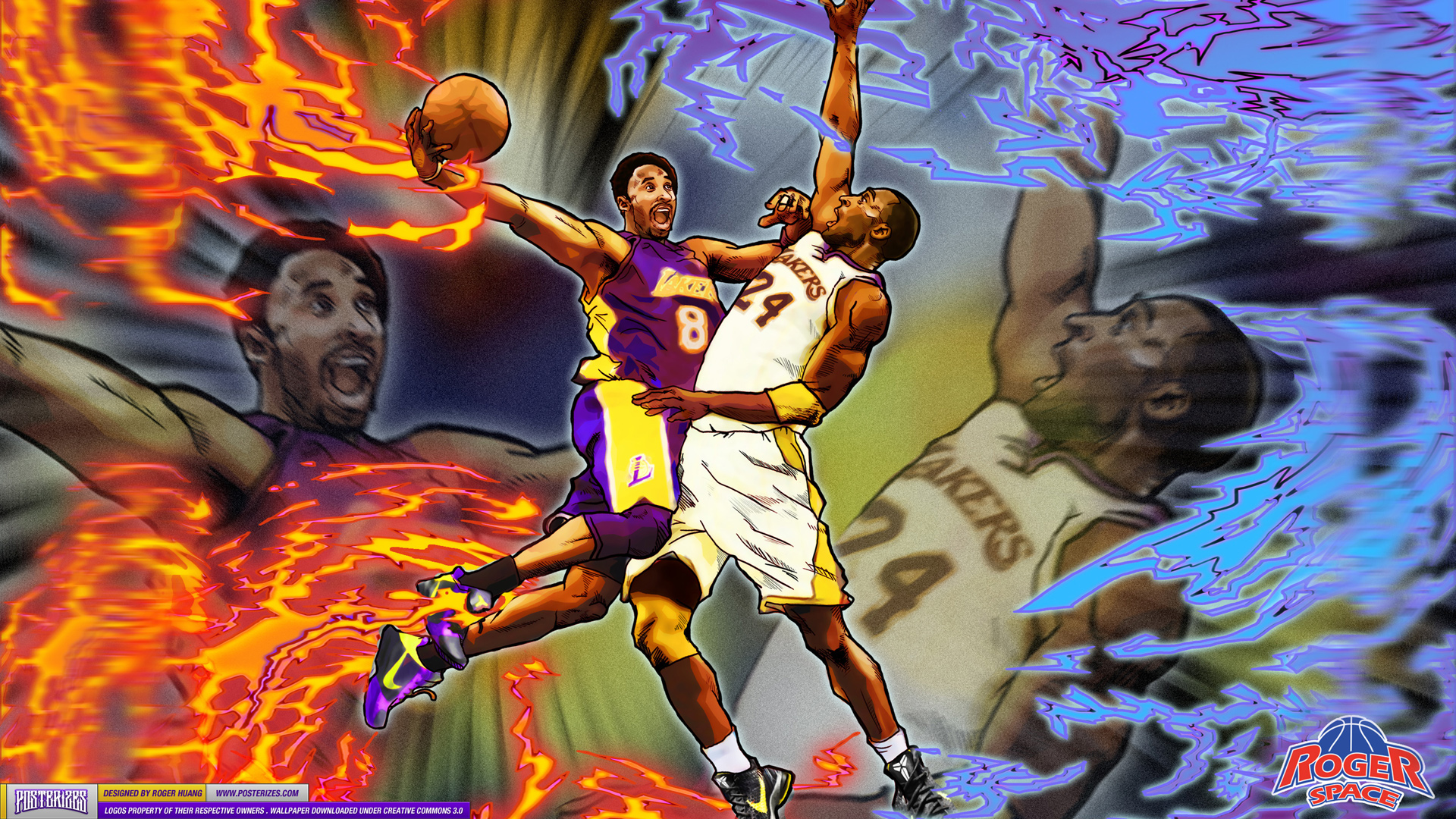 Kobe Bryant 8 And 24 Wallpapers