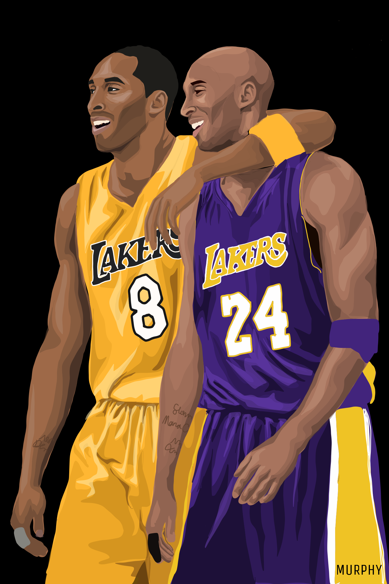 Kobe Drawing Cartoon Wallpapers