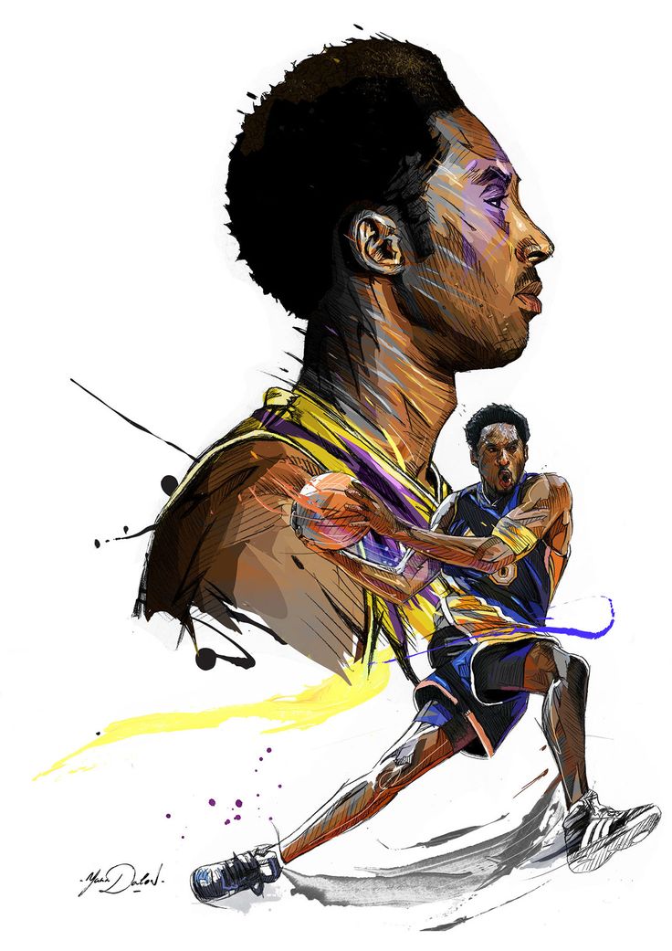 Kobe Drawing Cartoon Wallpapers