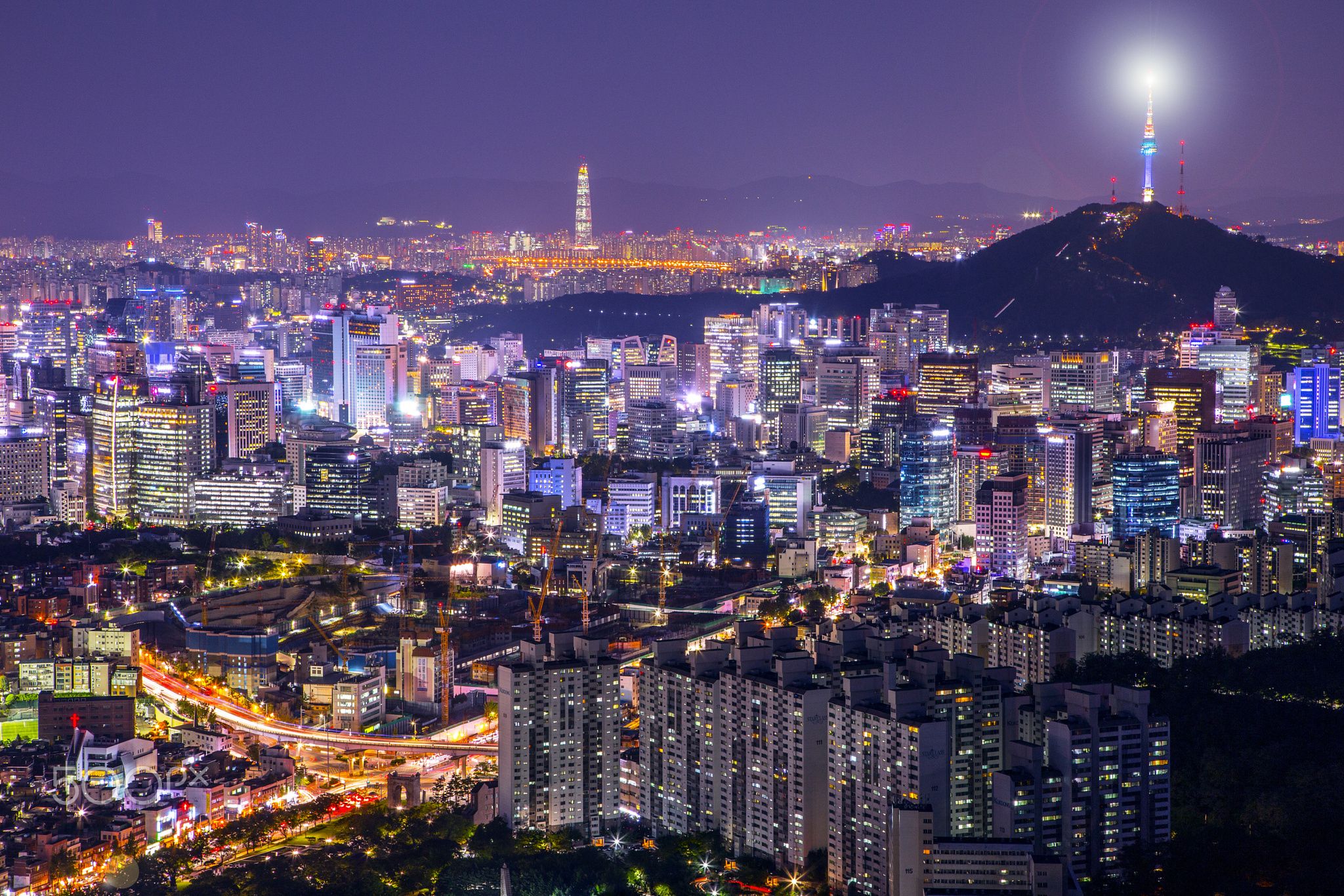 Korea Night View Wallpapers