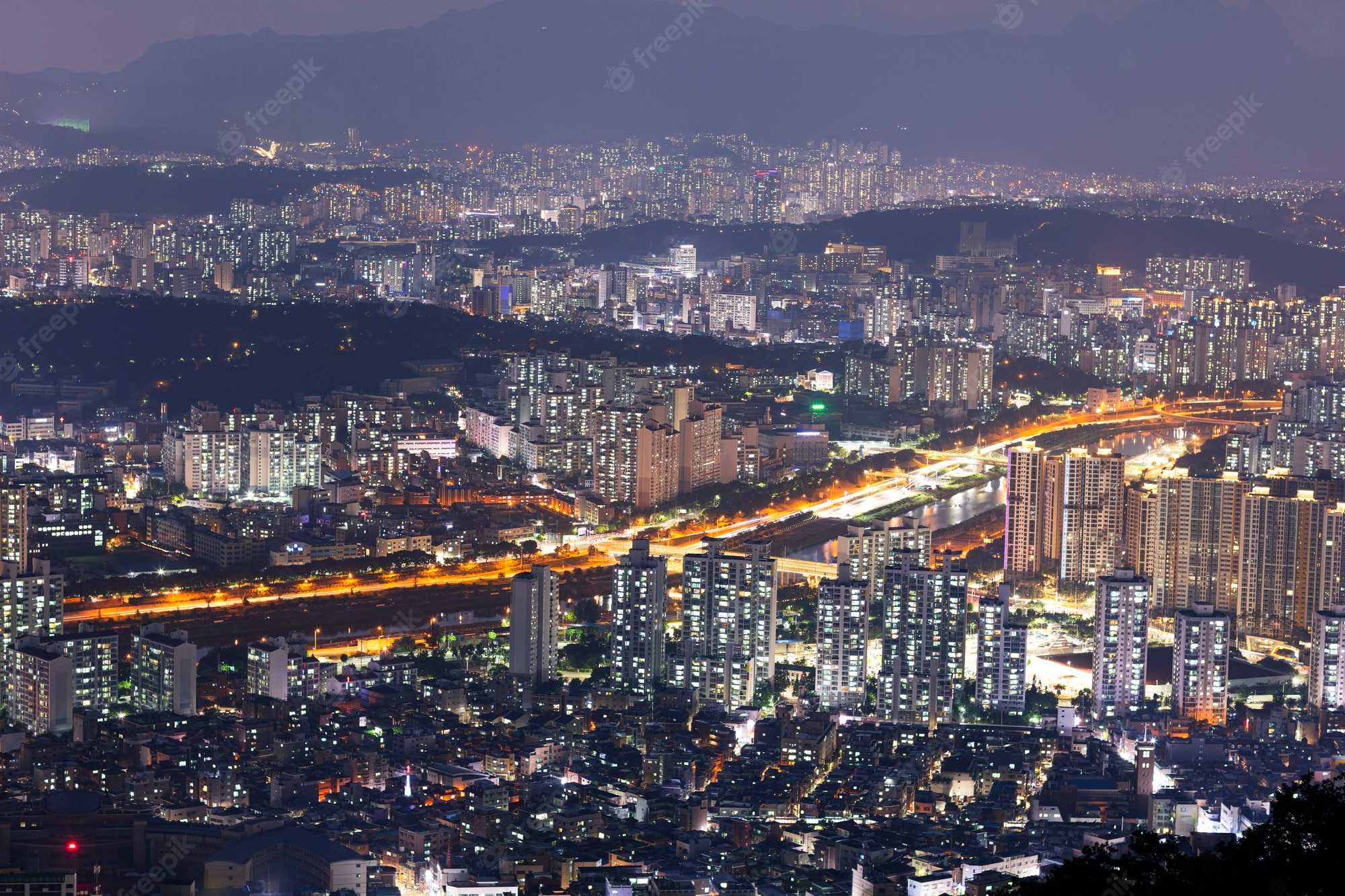 Korea Night View Wallpapers