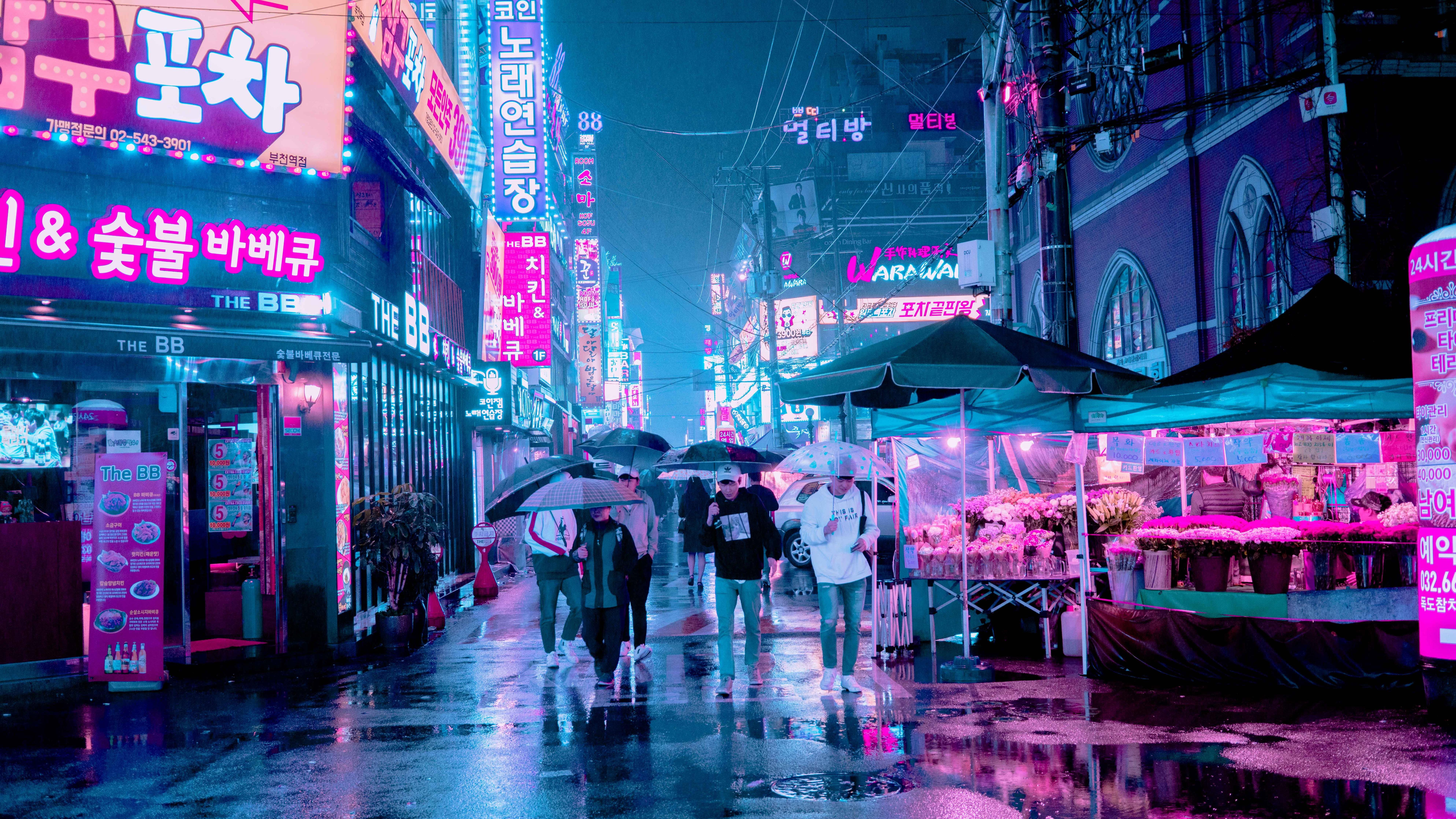 Korea Street Wallpapers