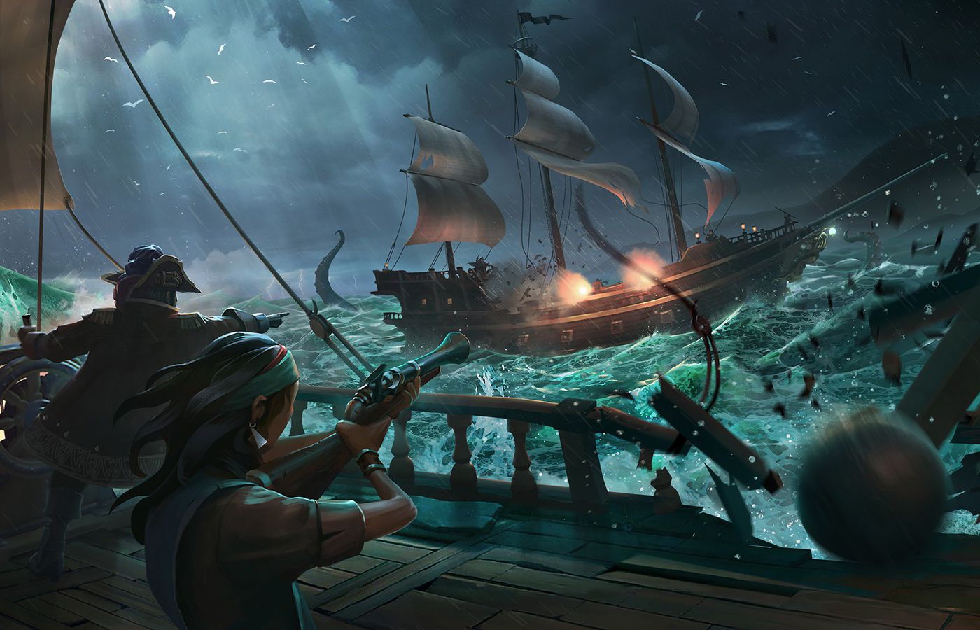 Kraken Concept Art Sea Of Thieves Wallpapers