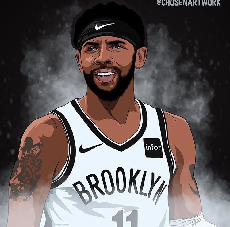 Kyrie Irving Nets Cartoon Wallpapers