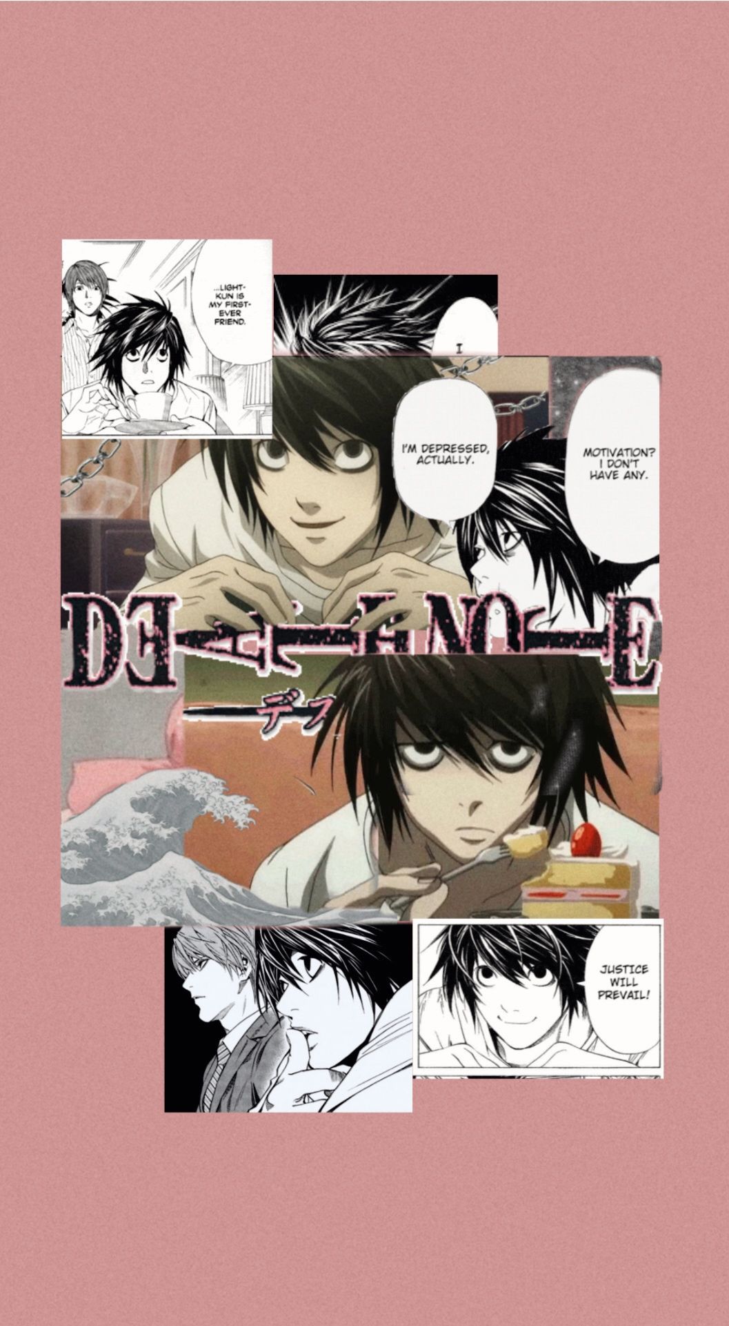 L Death Note Aesthetic Wallpapers