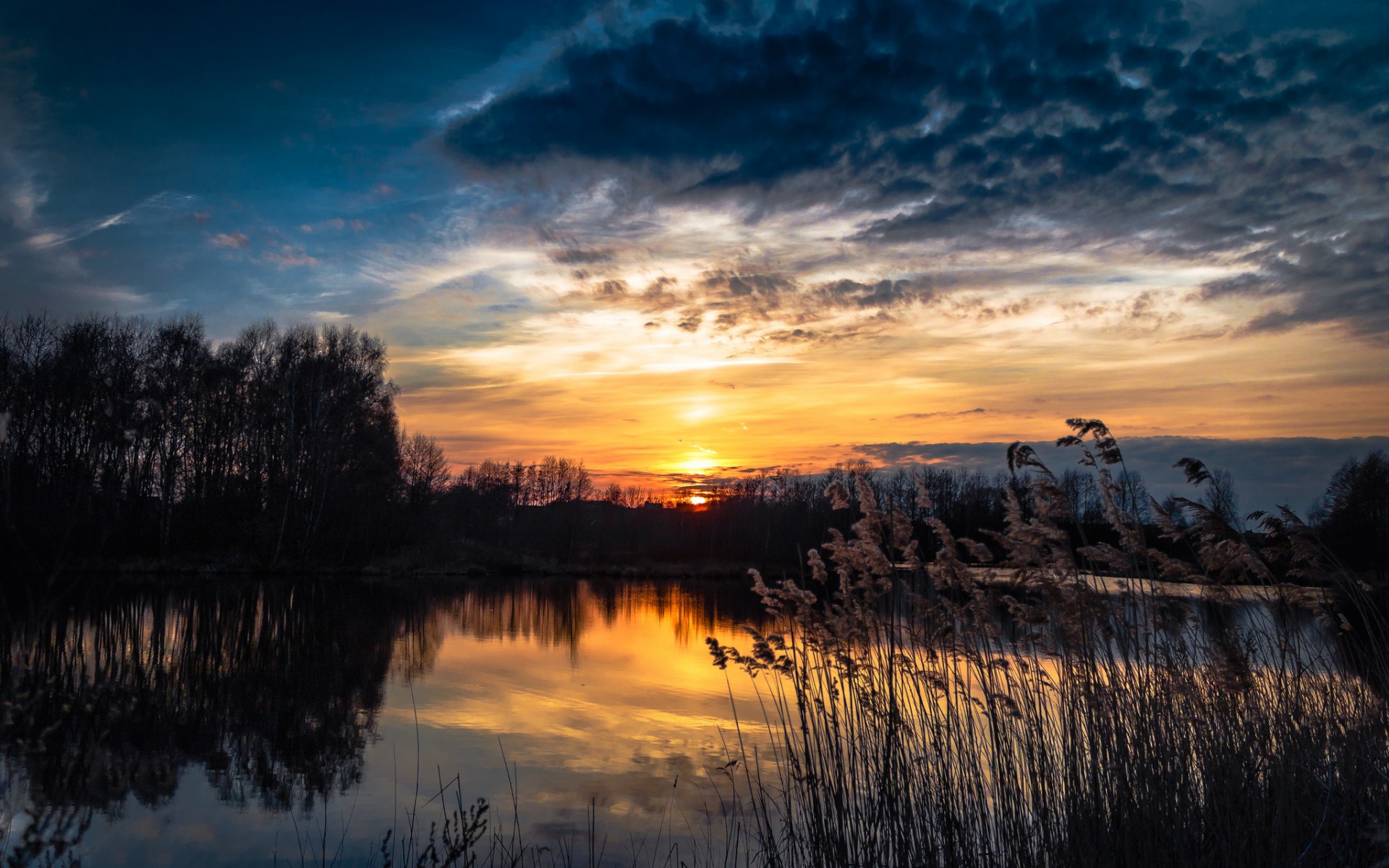 Lake Sunset Wallpapers