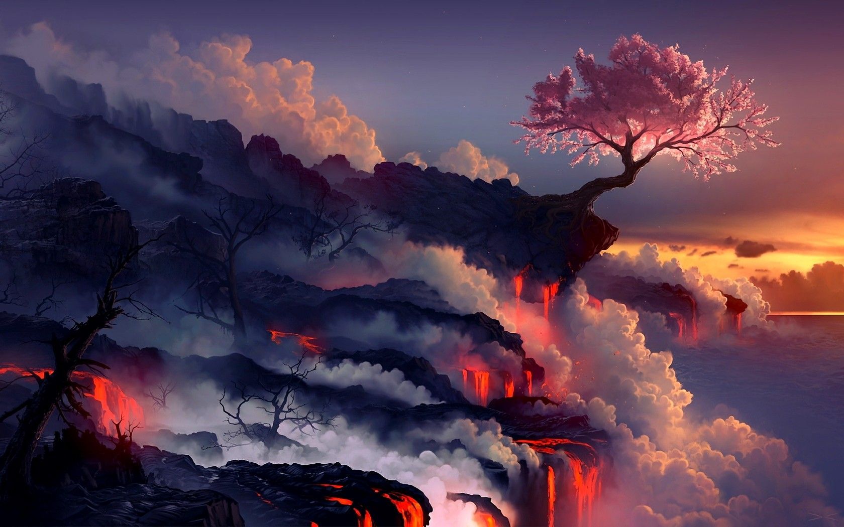 Lava Landscape Wallpapers