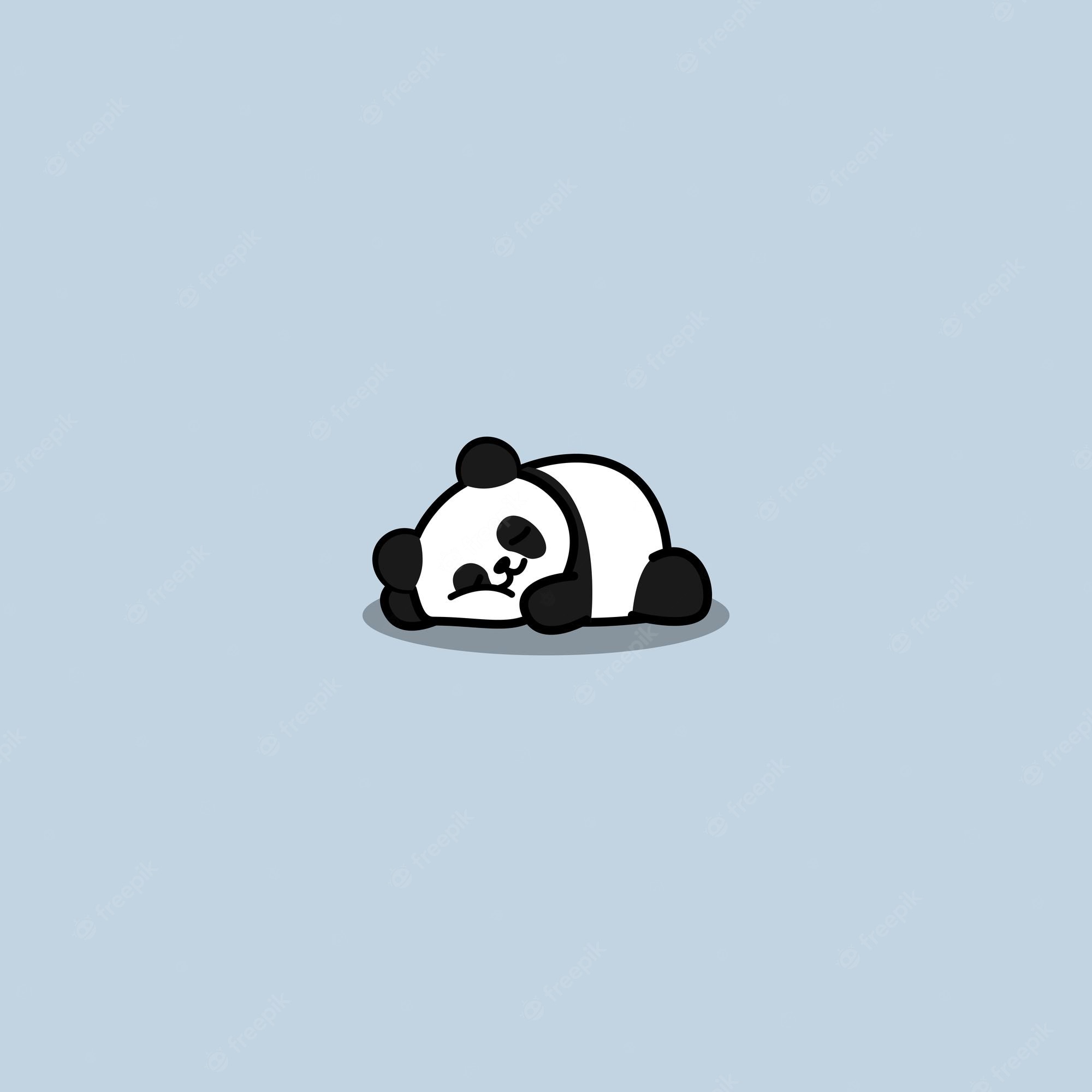 Lazy Panda Cartoon Wallpapers