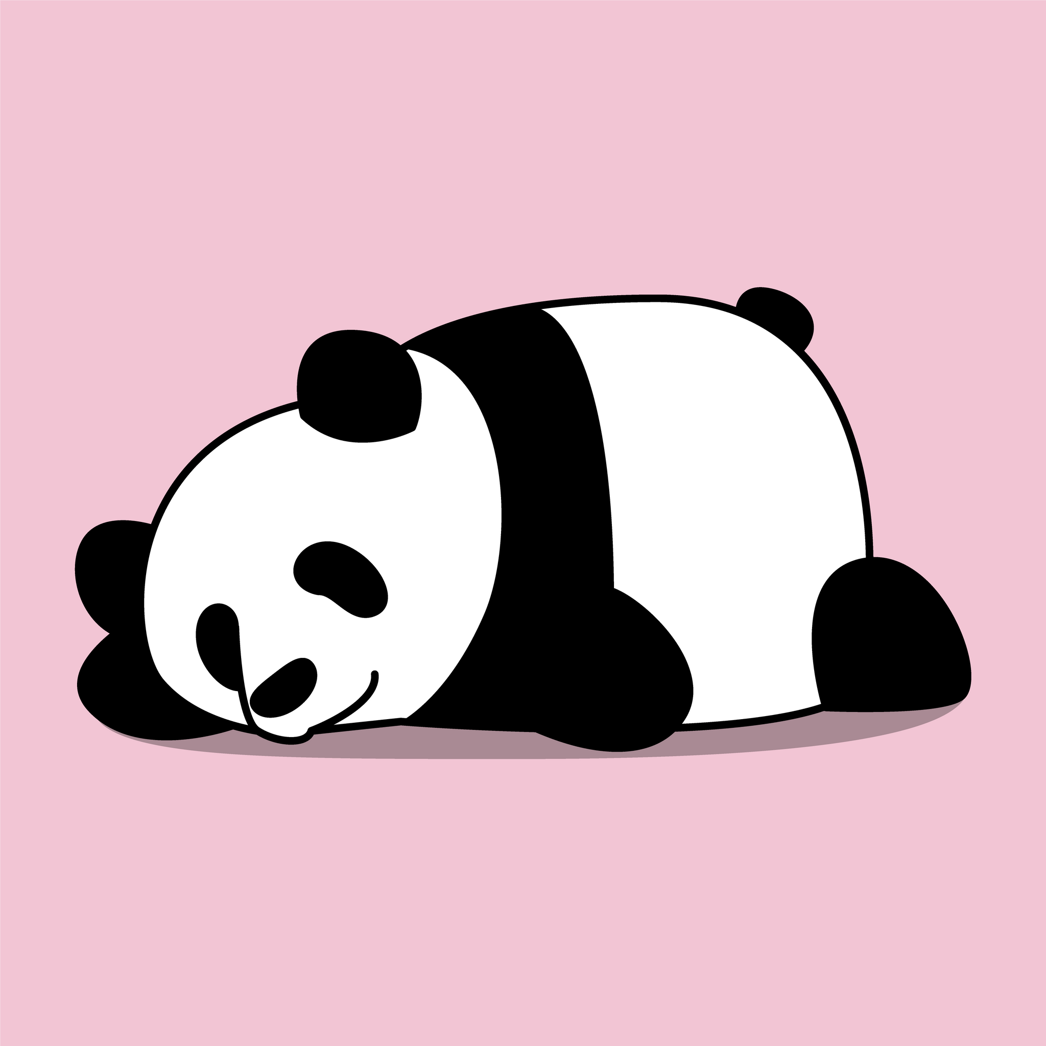 Lazy Panda Cartoon Wallpapers