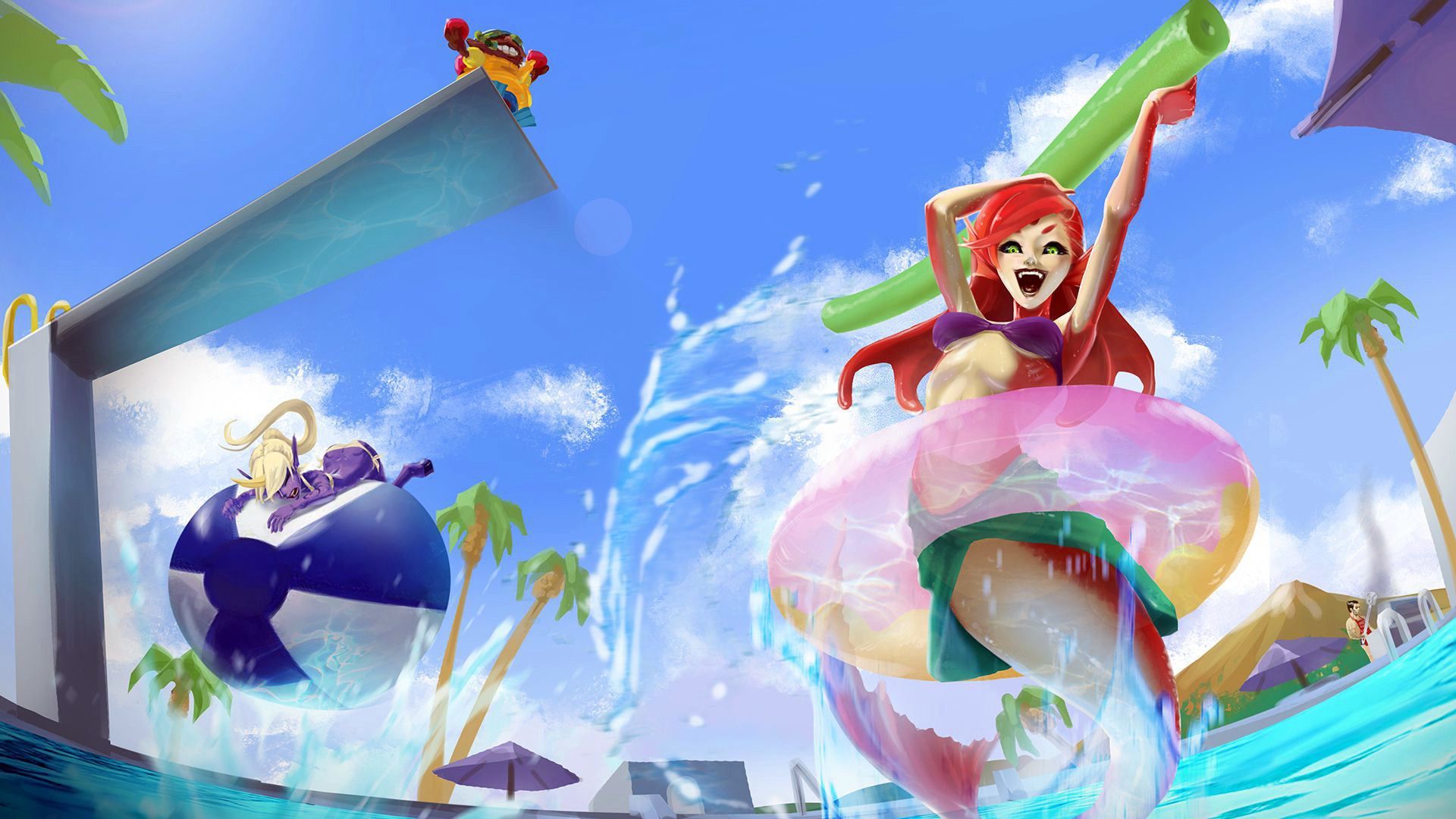 League Of Legends Pool Party Wallpapers