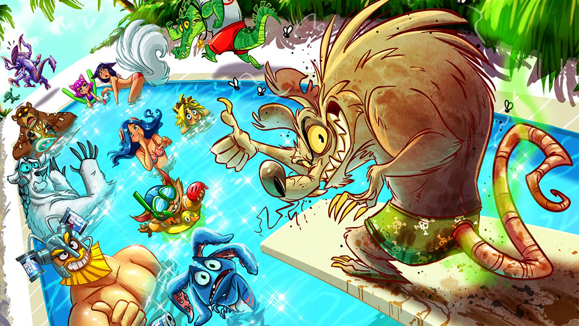 League Of Legends Pool Party Wallpapers