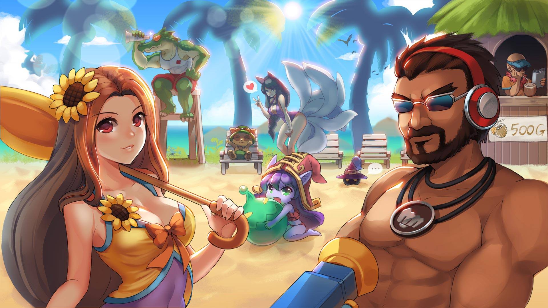 League Of Legends Pool Party Wallpapers