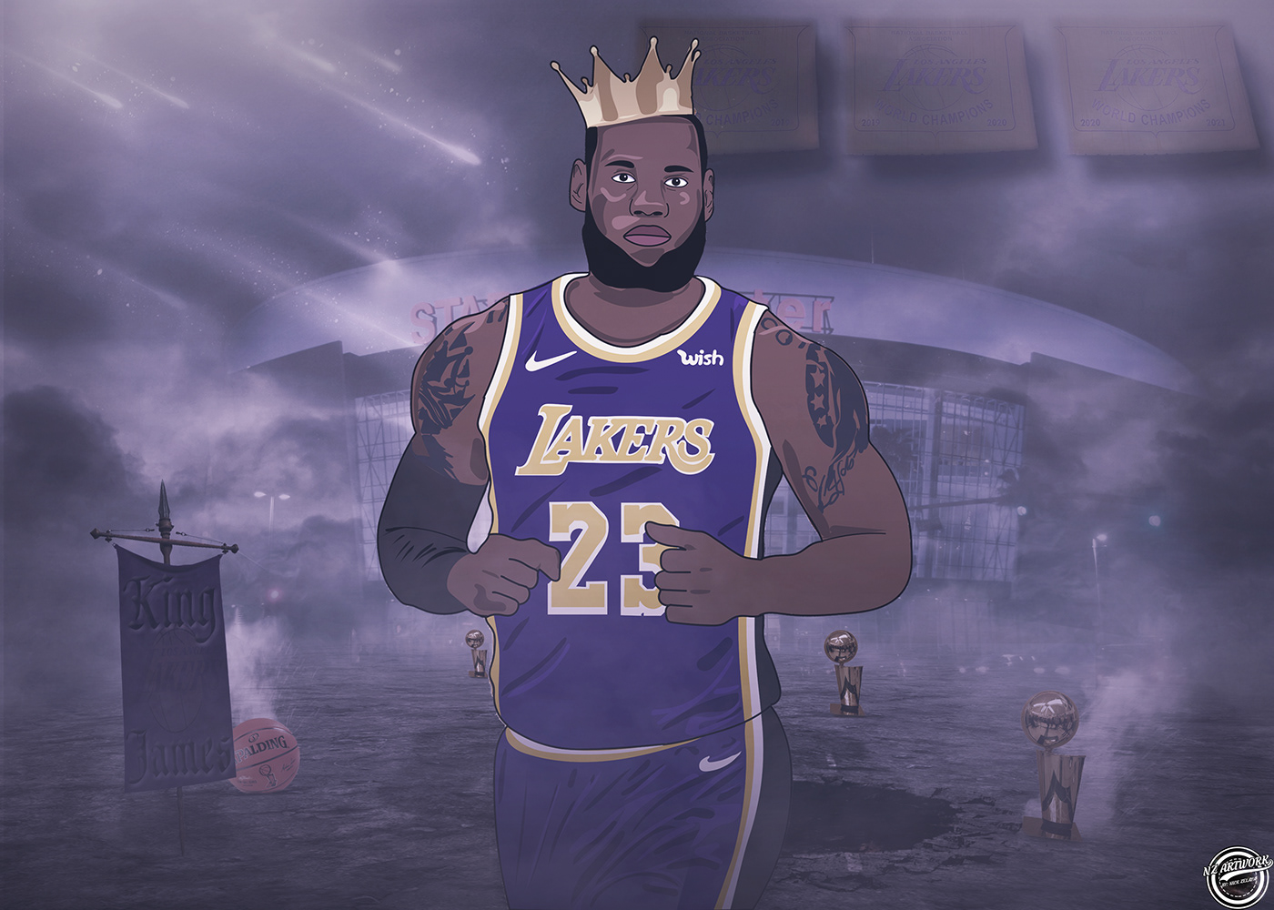 Lebron James Cartoon Wallpapers