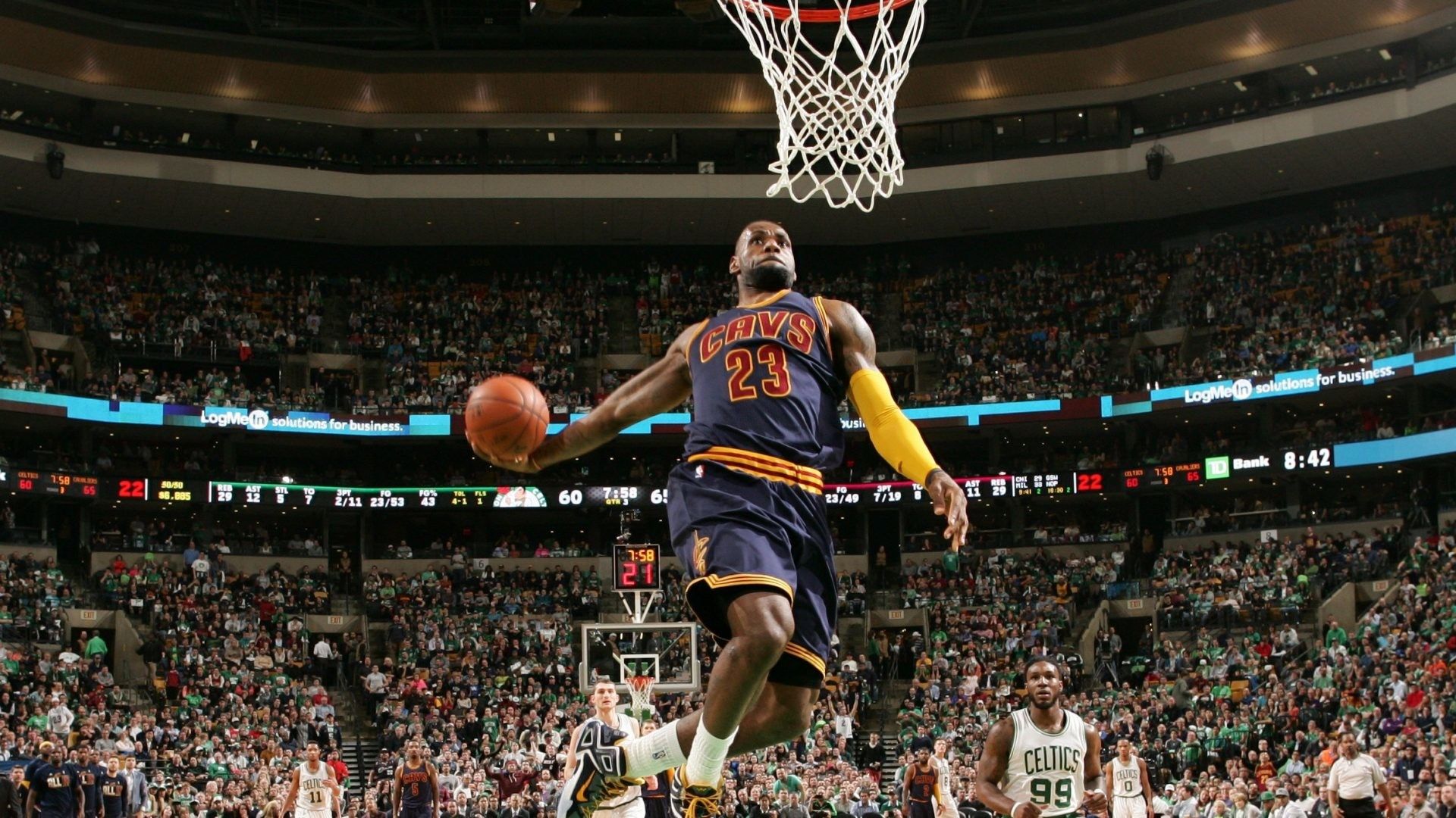 Lebron James Dunking Wallpapers