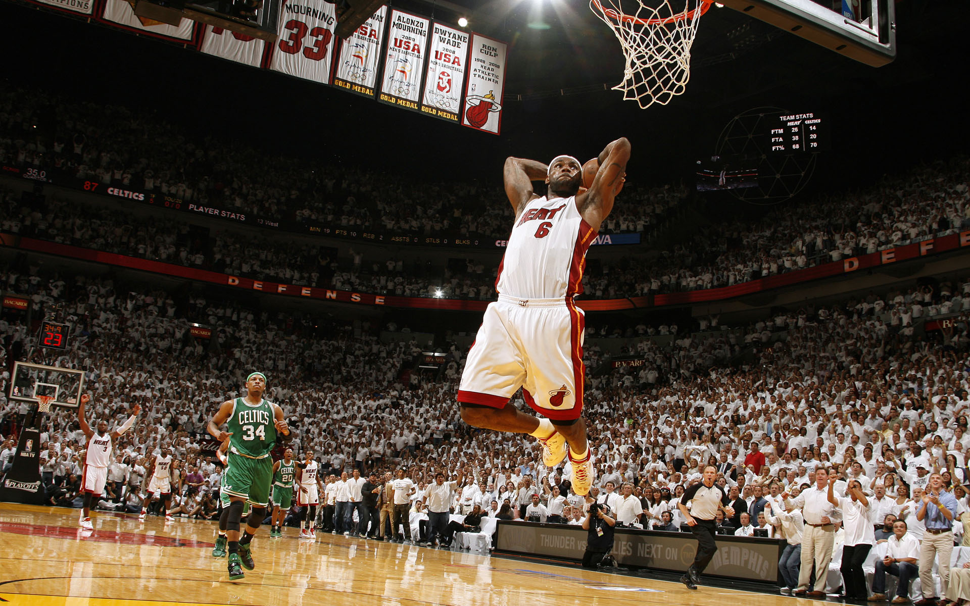 Lebron James Dunking Wallpapers