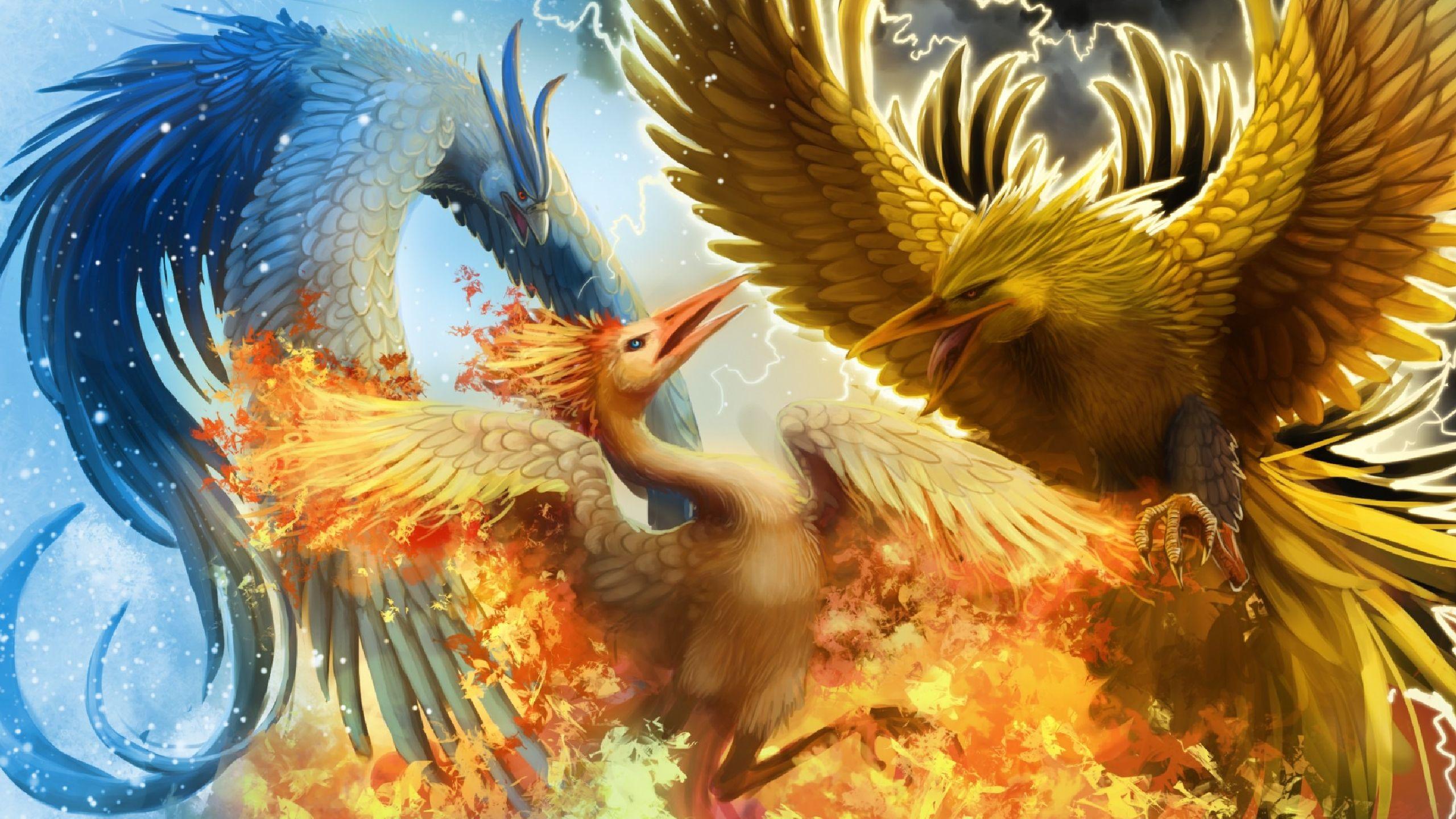 Legendary Birds Pokemon Wallpapers