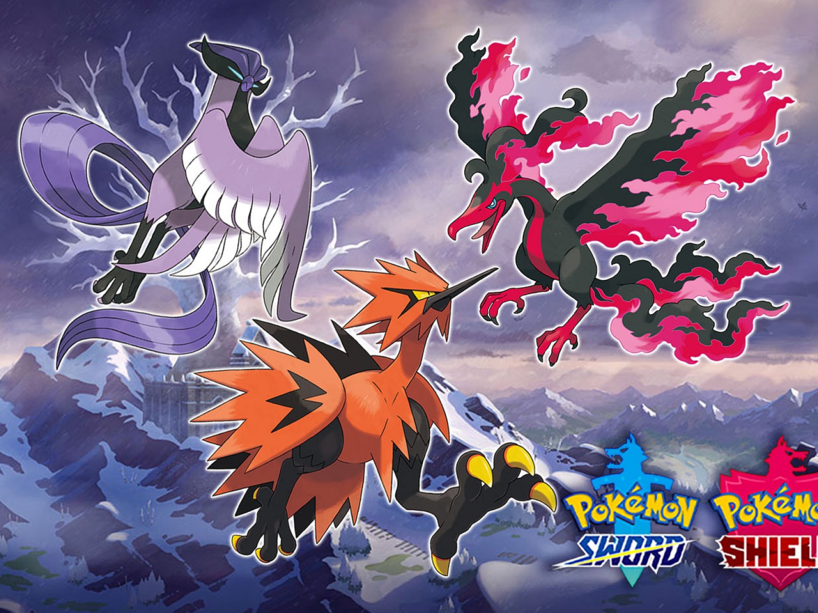 Legendary Birds Pokemon Wallpapers