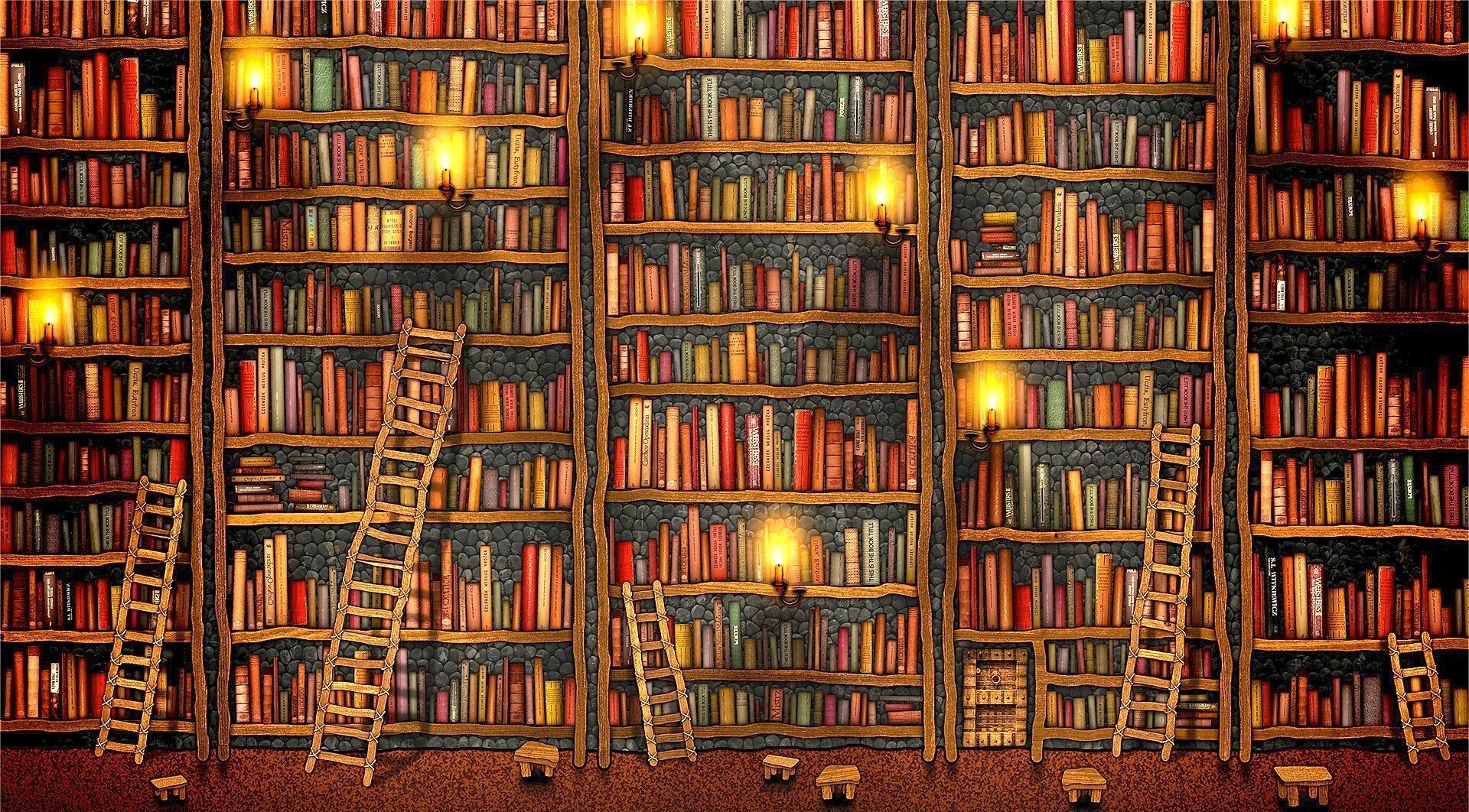 Library Book Wallpapers