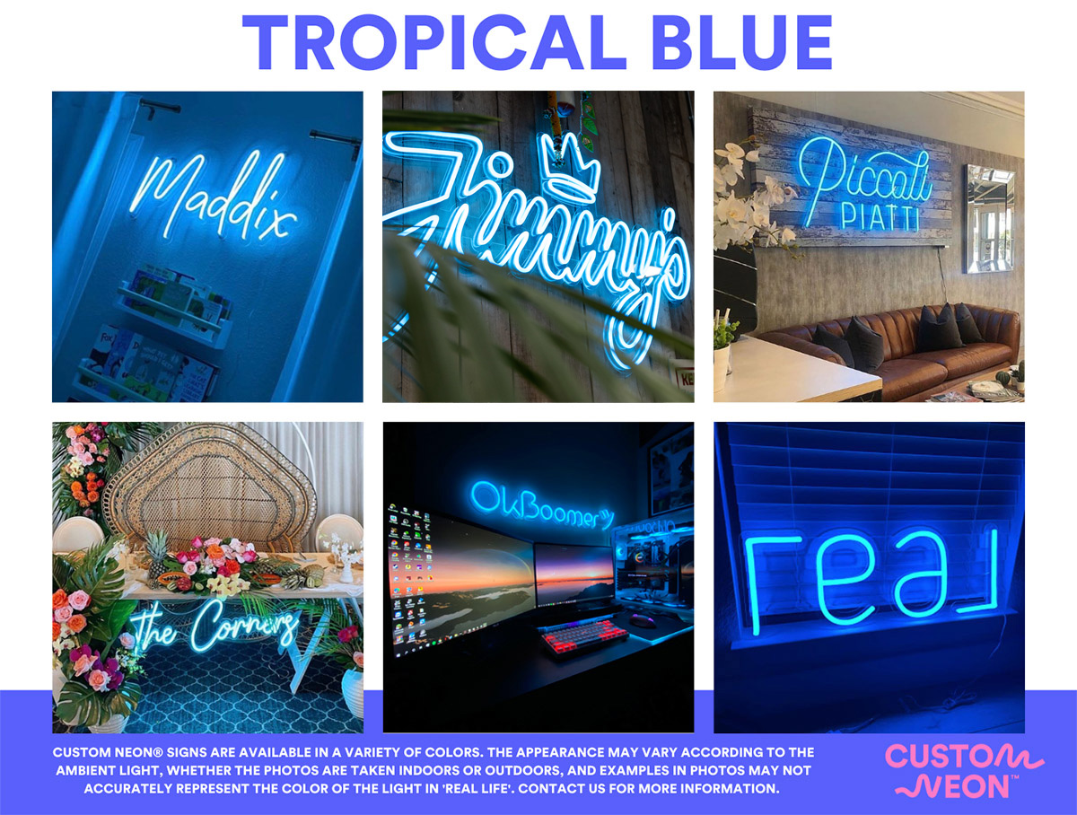 Light Neon Blue Aesthetic Wallpapers