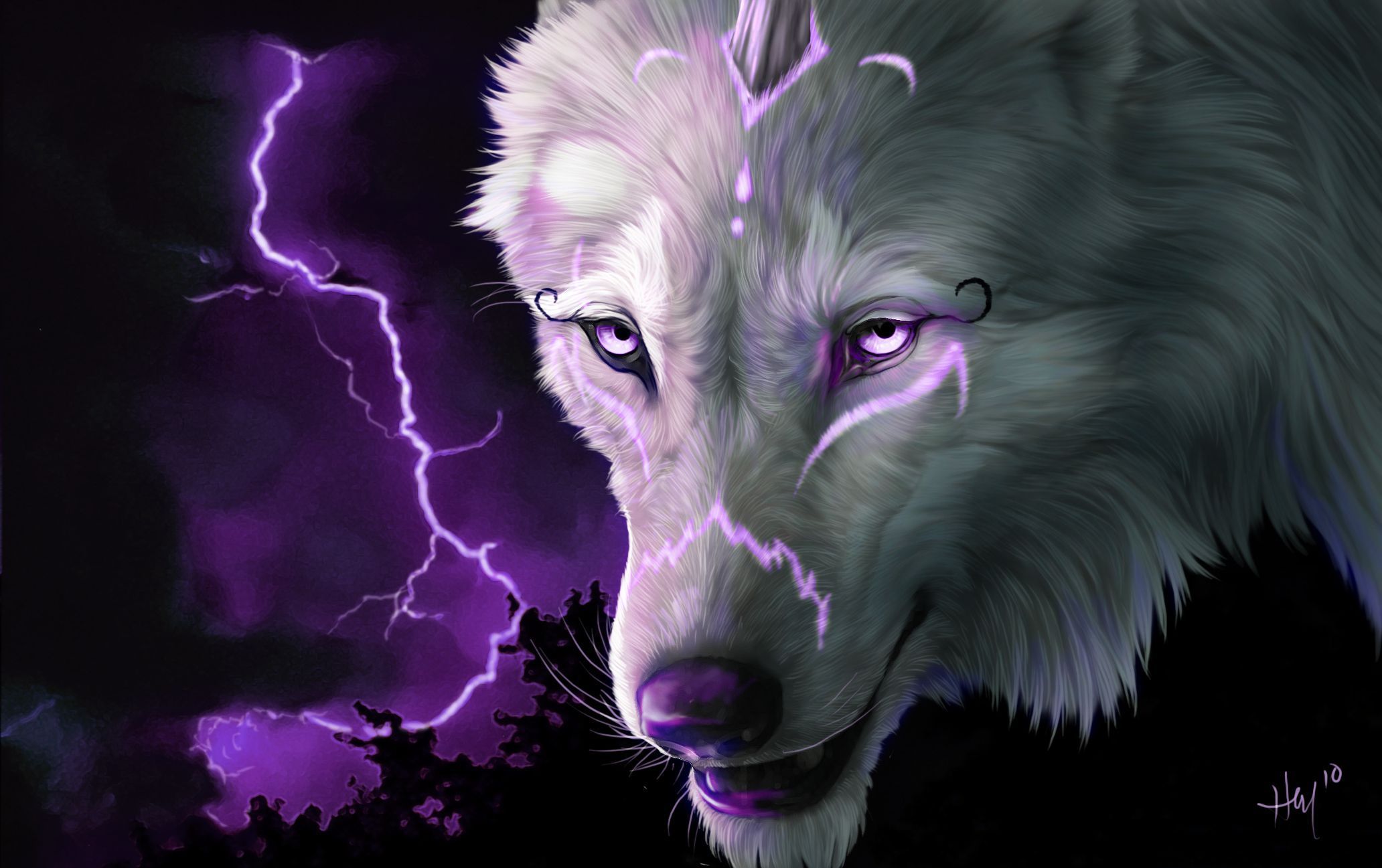 Lightning Wolf Wallpapers