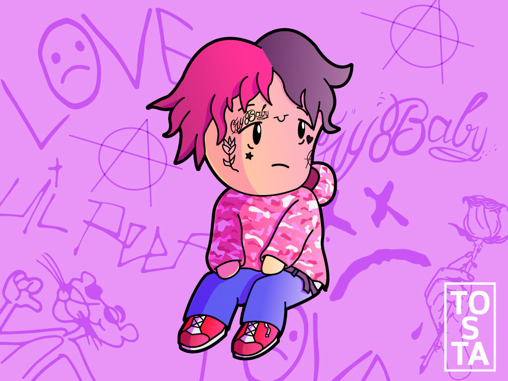 Lil Peep Cartoon Wallpapers