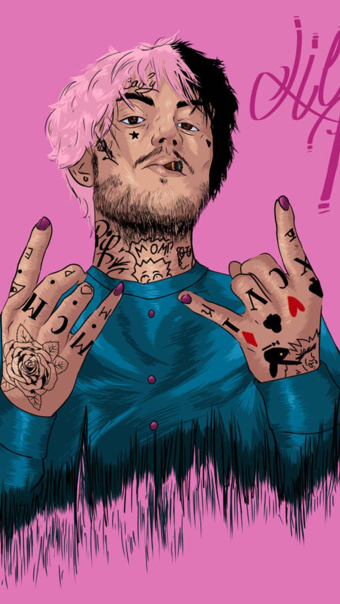 Lil Peep Cartoon Wallpapers