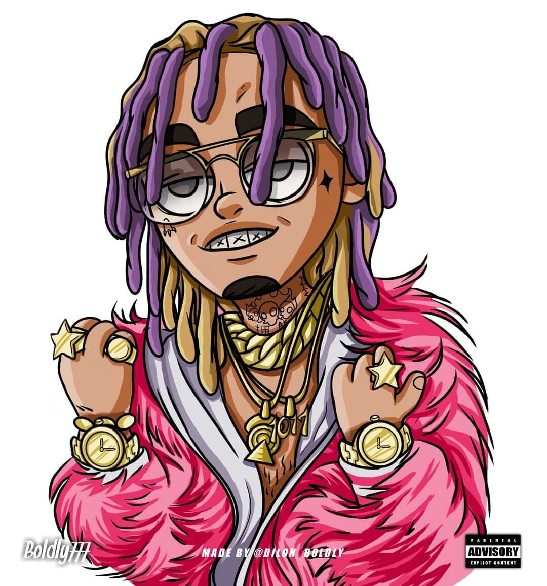 Lil Pump Cartoon Wallpapers