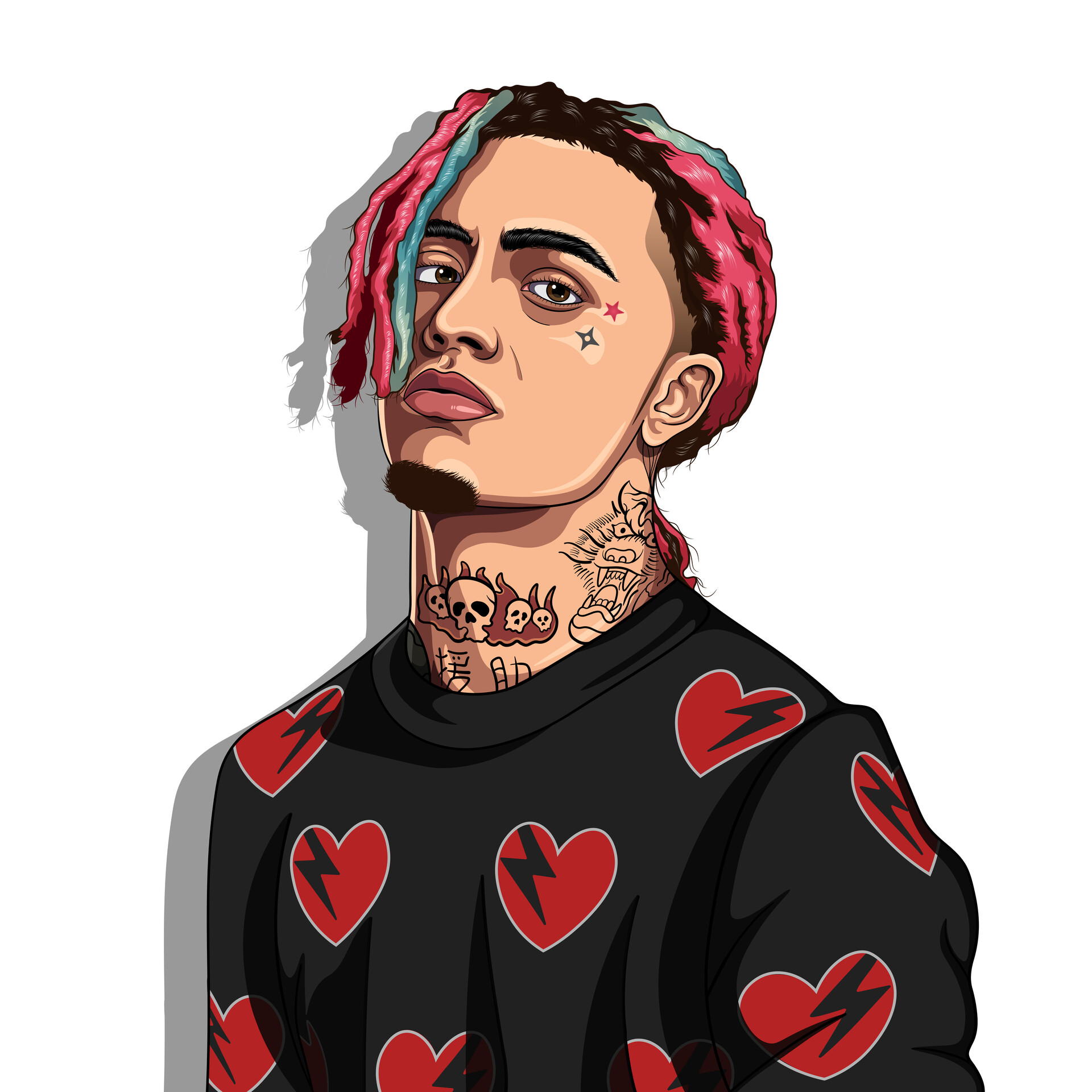 Lil Pump Cartoon Wallpapers