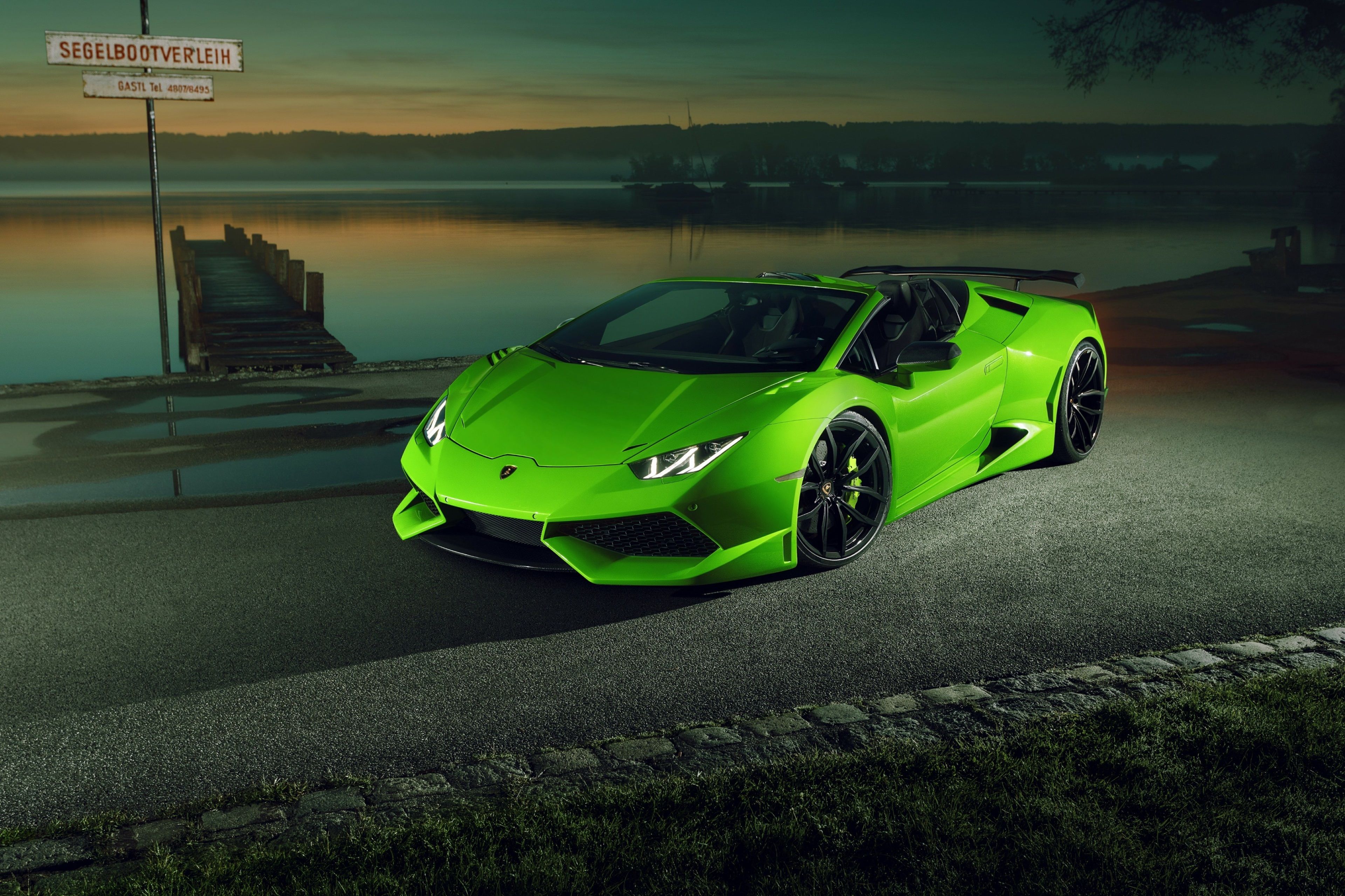 Lime Green Lamborghini Wallpapers