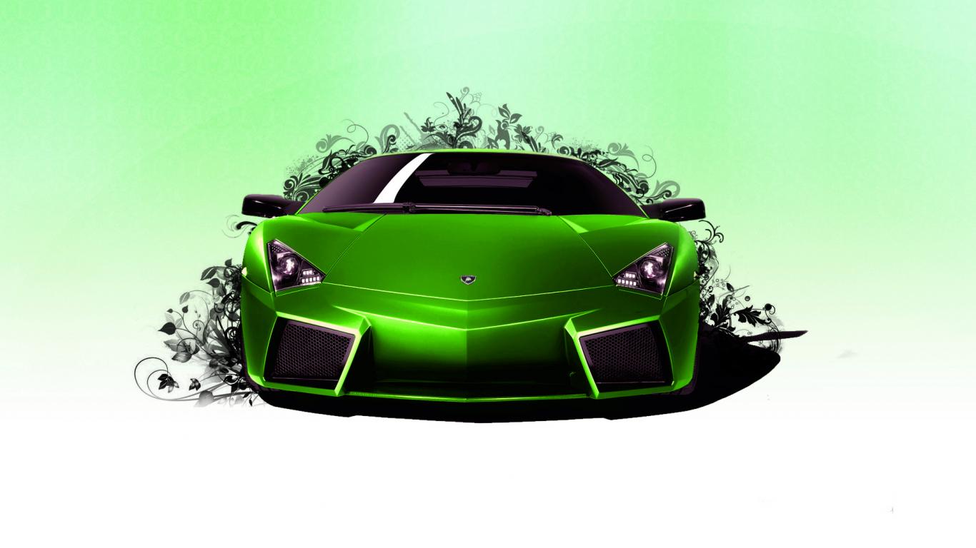 Lime Green Lamborghini Wallpapers