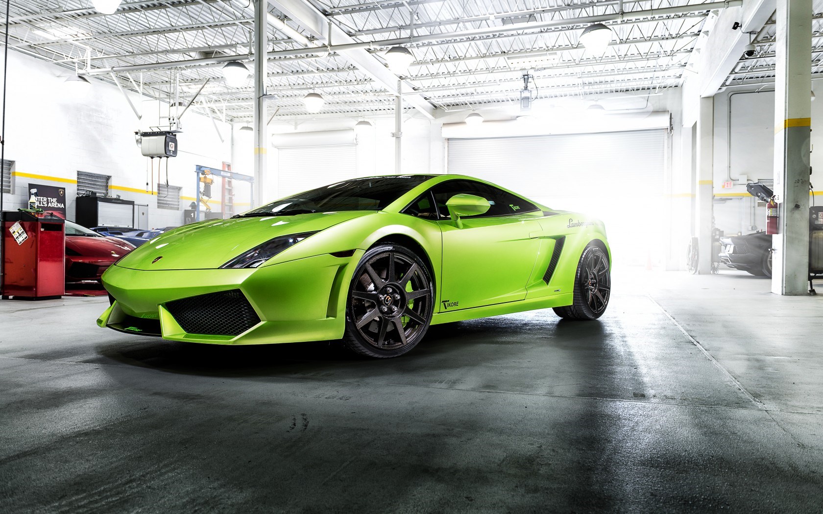 Lime Green Lamborghini Wallpapers