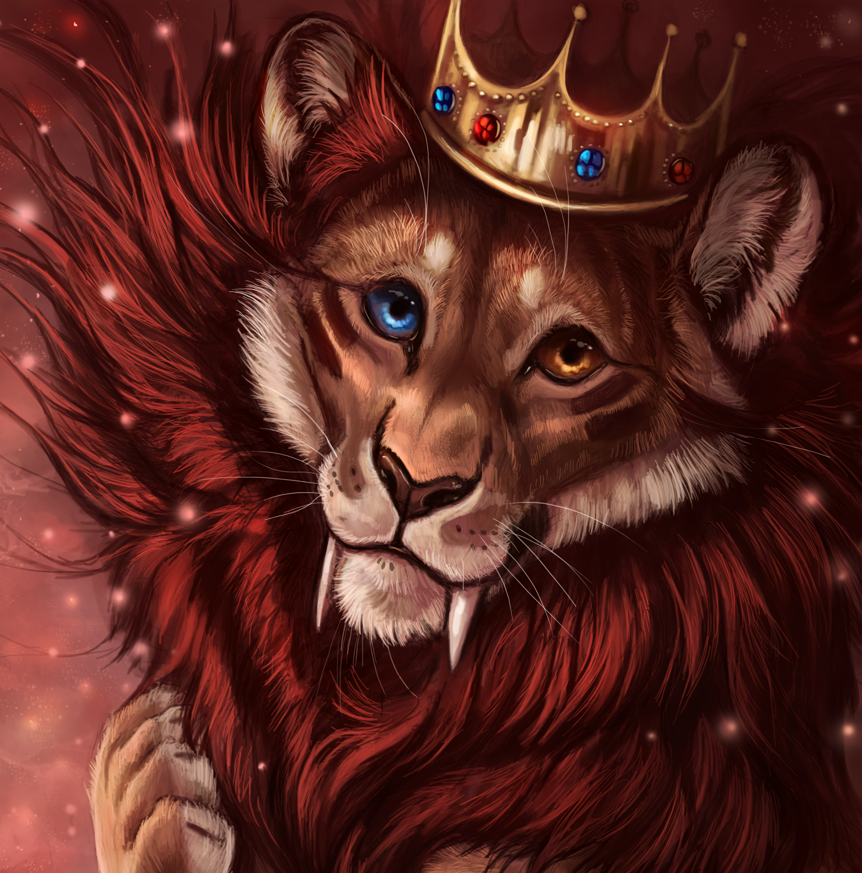 Lion With Crown Wallpapers