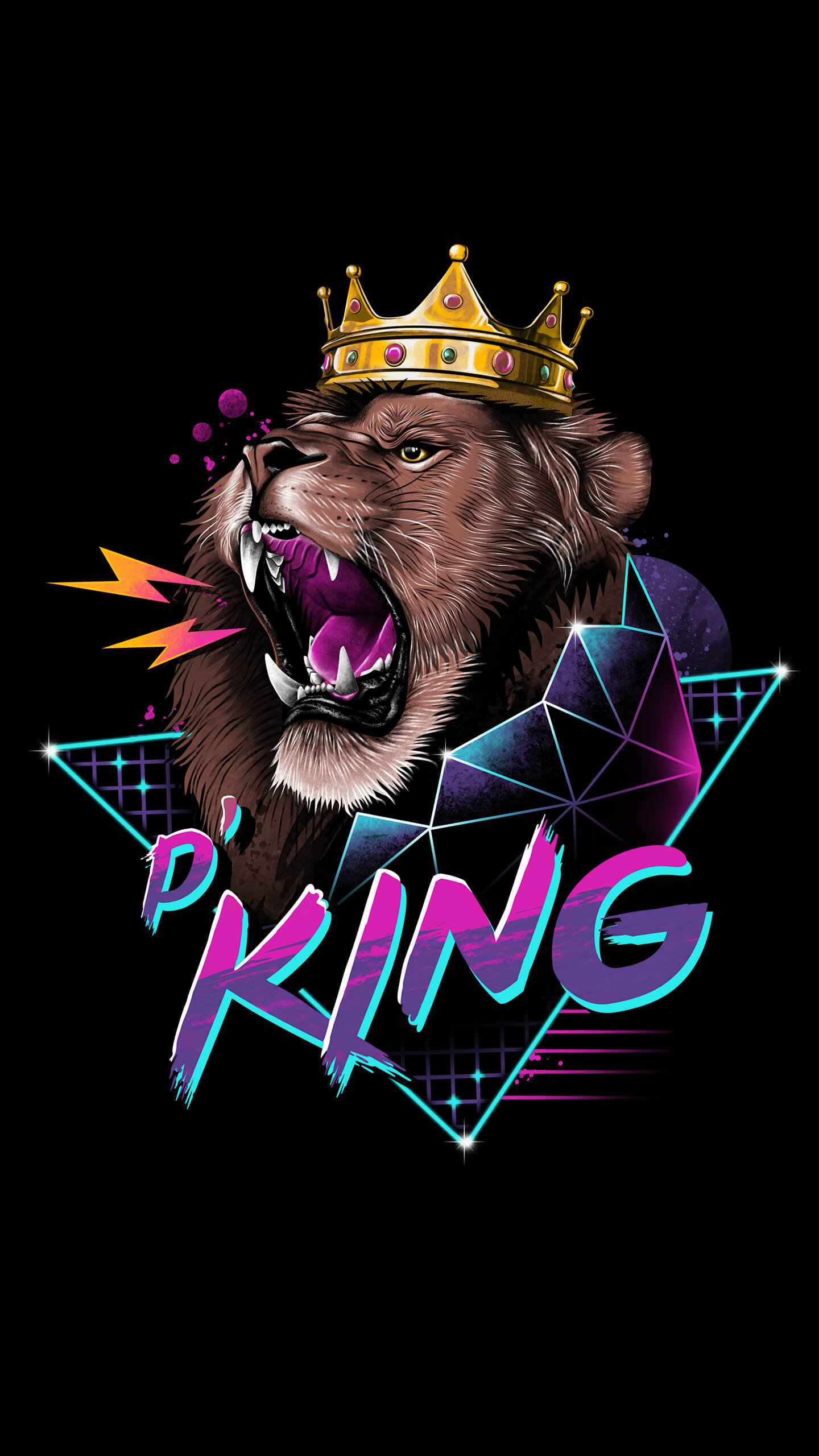 Lion With Crown Wallpapers