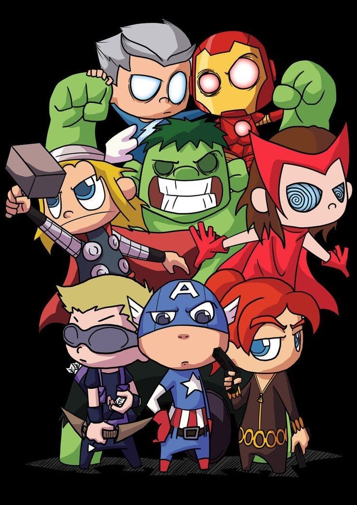 Little Avengers Cartoon Wallpapers